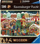 Puzzle drewniane Ravensburger Jarmark świąteczny 500 elementów 12001539 (4005555015390) - obraz 1