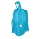 Дощовик пончо плащ-намет накидка від дощу Bluefield nylon silicone 15D довжина 130 х 85 см Розмір One Size блакитний - зображення 6