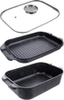 Brytfanna do piekarnika Orion Grande 3 w 1 z pokrywką 41 x 26 x 15 cm (8592381232207) - obraz 3