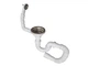Сифон для мойки MILLZ 11/2"х40 прямоточный, круглый перелив, гофротрубой 40х40/50 SU27010243 - изображение 1