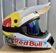 Мотошлем Cross Enduro Red Bull с очками | Кроссовый шлем для мотокросса, эндуро, квадроцикла, мотоцикла - изображение 6