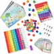 Learning Resources hand2mind MathLink Cubes Numberblocks Учимся считать от 1 до 10 Обучающий игровой обучающие кубики для счета, набор для изучения чисел и математики - изображение 3