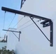 Сушка настінна для одягу стандарт, Dynamic Construction, складається. Універсальна на 6 підвісів. 700 мм - зображення 3