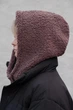 Тепла Шапка Капюшон Капор Теді На Флісі коричнева Without Bonnet Woman Коричневий (366825) - зображення 3
