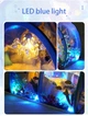 Кукольный домик Ocean house с подсветкой 16х18х145 см Румбокс Конструктор миниатюрный кукольный (299234) - изображение 6