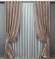 Комплект готовых штор VR-Textil Жаккард Вензель № 090ш Пудровый 150х270 см 2 шт (30-013) - изображение 2
