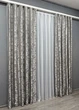Комплект готовых штор VR-Textil Жаккард Вензель № 293ш Серый 150х270 см 2 шт (30-043) - изображение 4