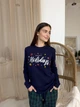 Пижама женская S Новогодняя (кофта + брюки) Сине-Зеленая COSY - изображение 2