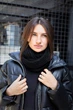 Женский Шарф-хомут Without Scarf Черный Теплый - (363528) - изображение 1