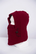 Зимняя спортивная балаклава из флиса с затяжками 31*35 см Beanies Бордовый - изображение 1