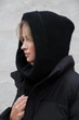 Теплая Шапка Капюшон Вязаный Капор черный Without Lisa Woman Чорний (366836) - изображение 1