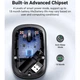 Беспроводная безшумная мышка UGREEN MU001 2.4GHz 4000dpi 1xAA Black (90372) - изображение 5
