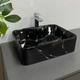 Умывальник (раковина) VBI FORLI BLACK MARMO GLOSSY накладной - изображение 2