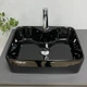 Умывальник (раковина) VBI FORLI BLACK GLOSSY накладной - изображение 1