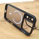 Чохол Baseus Smoke case Magsafe with Metal Stand для iPhone 17 Pro Black - зображення 3