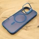 Чохол Baseus Smoke case Magsafe with Metal Stand для iPhone 17 Dark Blue - зображення 2
