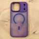 Чехол HOCO Smoke case Matte with MagSafe для iPhone 17 Pro Dark Purple - изображение 1