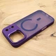 Чехол HOCO Smoke case Matte with MagSafe для iPhone 17 Pro Dark Purple - изображение 3