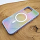 Чехол HOCO Smoke case Gradient with MagSafe iPhone 16 Pro Max Lilac - изображение 2
