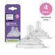 Силіконова соска Philips Avent Natural Швидкий потік 3+ міс 2 шт SCY964/02 (8710103985136) - зображення 1