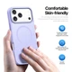 Чехол для Apple iPhone 17 Pro Max Dux Ducis Yind Mag Матовый с Magsafe Light Purple - изображение 4