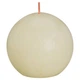 Свеча рустик шар Bolsius 76мм soft pearl - изображение 1