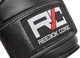 Перчатки боксерские Reebok COMBAT LEATHER BOXING GLOVES бело-черно-красные (10 унций) RSCB-10010WH-10 - изображение 4