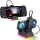 Док-станция JSAUX для Steam Deck/ROG Ally/Legion Go Dock, 7-в-1 HDMI 4K@120Hz, Gigabit Ethernet, USB-A и 100 Вт USB-C, RGB Cooling Fan, VRR, ALLM, HDR, QFT (HB0705) - изображение 1