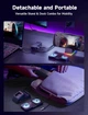 Док-станция JSAUX для Steam Deck/ROG Ally/Legion Go Dock, 7-в-1 HDMI 4K@120Hz, Gigabit Ethernet, USB-A и 100 Вт USB-C, RGB Cooling Fan, VRR, ALLM, HDR, QFT (HB0705) - изображение 9