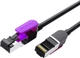 Патч-корд CABLETIME Cat8 FTP 40Gbps 2000MHz, 0.5 м Черный (CN80E) (CA915637) - изображение 4