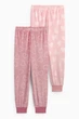 Комплект пижамных штанов (2шт.) C&A 2222281c45 146см розовый (100004444) - изображение 2
