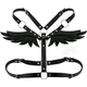 Портупея с крылышками Black Angel XS-M Черный - изображение 2