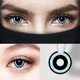 Чорні контактні лінзи - Небула Блу 2шт. від ELITE Lens - зображення 9