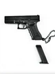 Брелок Glock 17 P18C Чорный для ключей,рюкзака Реалистично разборный, коллекционный Кабура в подарок - изображение 6