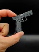 Брелок Glock 17 P18C Чорный для ключей,рюкзака Реалистично разборный, коллекционный Кабура в подарок - изображение 7