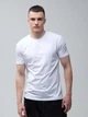 Набор футболок хлопковых длинных мужских Ray U0102-WHI-BLO 3XL 2 шт Белый/Черный (RAY2000000029924) - изображение 2