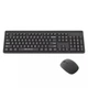 Комплект бездротові клавіатура+миша MIIIW POP B1040 MW23PB01 Black - зображення 1