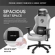 Ігрове крісло Anda Seat Phantom 3 XL Fabric Gray (AD18XL-52-G-F-G01) - зображення 12