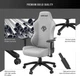 Ігрове крісло Anda Seat Phantom 3 XL Fabric Gray (AD18XL-52-G-F-G01) - зображення 14