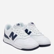 Підліткові шкіряні кросівки для хлопчика New Balance B80 GSB80WB 37.5 (5US) Білі (197968176134) (955555910566668) - Уцінка - зображення 2