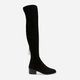 Muszkieterki damskie zamszowe Steve Madden Salvador Boot SM11002711-001 38 23.8 cm Czarne (8720857168822) (955555901867133) - Outlet - obraz 1