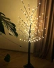 Светодиодное дерево-гирлянда с коричневым стволом, 1,5м, 225LED, 220V, IP40, Теплый белый - изображение 2