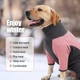 Флисовый комбинезон для собак Wan Talk Dog Clothes Cold Proof, Pink Grey, XXS - изображение 5