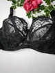 Бюстгальтер із вишивкою Samanta Gardenia 85E чорний м'який - зображення 4