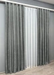 Комплект готовых штор VR-Textil Жаккард Мрамор Al1 № 1015ш Графитовый 150х290 см 2 шт (30-817) - изображение 4
