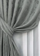 Комплект готовых штор VR-Textil Жаккард Мрамор Al1 № 1015ш Графитовый 150х290 см 2 шт (30-817) - изображение 5