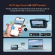 Автомобильный видеорегистратор комплект Xiaomi 70mai Dash Cam A800SE з GPS HDR 4K Global + камера заднего вида Rear Cam RC22 (управление со смартфона) - изображение 7