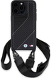 Панель BMW M Edition Carbon Stripe & Strap для Apple iPhone 15 Pro Black (BMHCP15L23PSCCK) - зображення 2