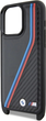 Панель BMW M Edition Carbon Tricolor Lines & Strap для Apple iPhone 15 Pro Black (BMHCP15L23PSVTK) - зображення 5