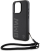 Панель BMW Signature Leather Wordmark Cord для Apple iPhone 15 Pro Black (BMHCP15L23RMRLK) - зображення 5